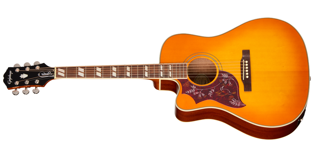 Hummingbird Studio EC Acoustic/Electric Guitar with Gigbag - Heritage Cherry Sunburst (Left Handed)
