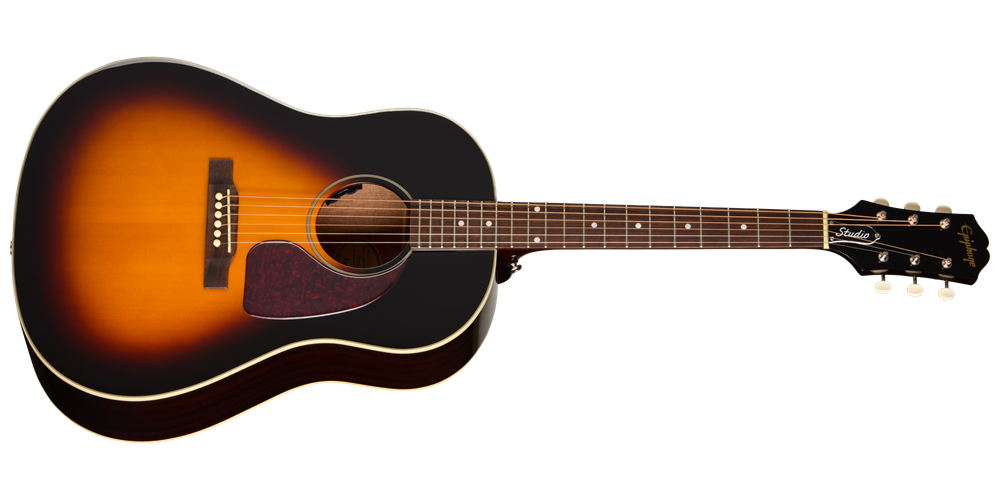 J-45 Studio Acoustic/Electric Guitar with Gigbag - Vintage Sunburst