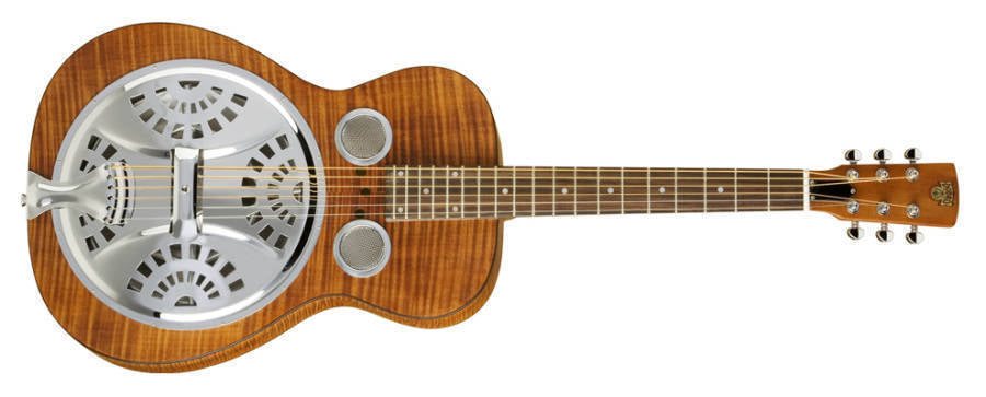 Hound Dog Deluxe Dobro - Round Neck