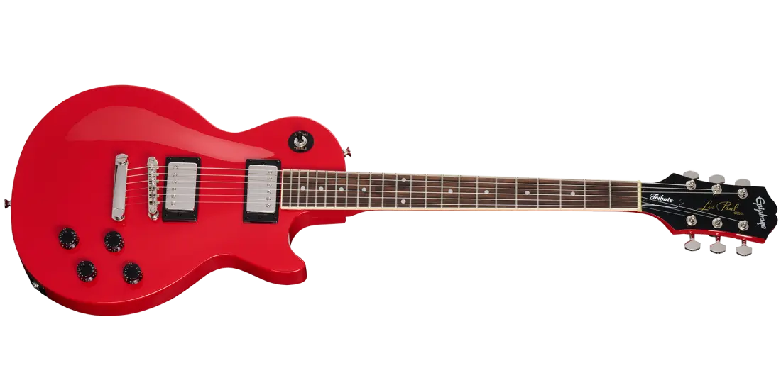 Les Paul Tribute Electric Guitar - Lava Red