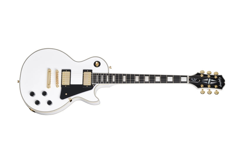 Les Paul Custom Electric Guitar with Gigbag - White