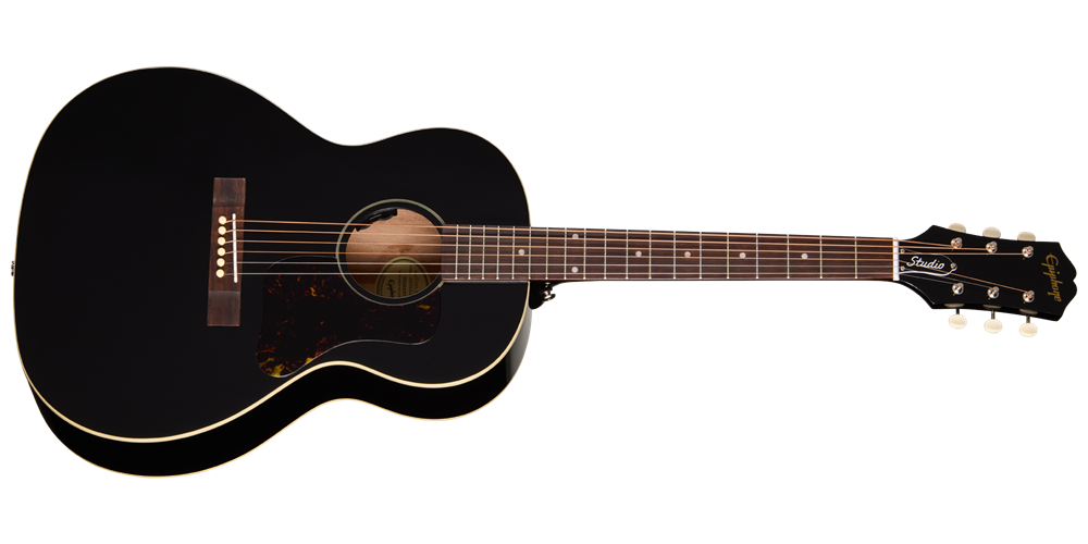 Blues King Studio Acoustic/Electric Guitar with Gigbag - Ebony
