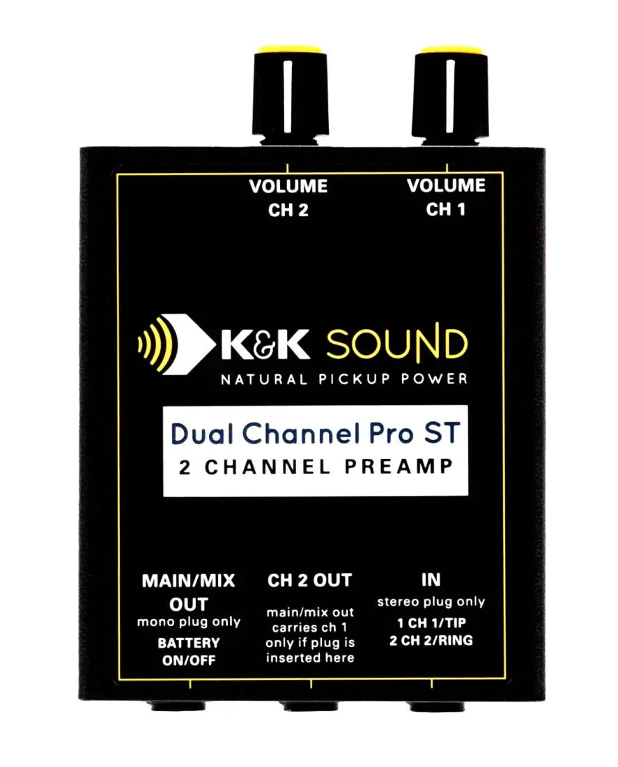 K&K sound - Dual Channel Pro ST 2-Channel Preamp