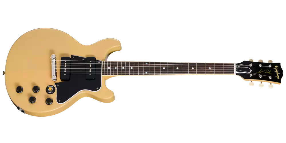 1960 Les Paul Special Double Cut Reissue Electric Guitar with Hardshell Case - TV Yellow