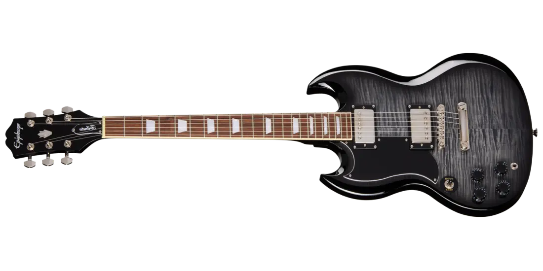 SG Tribute Plus Electric Guitar - Translucent Ebony (Left Handed)
