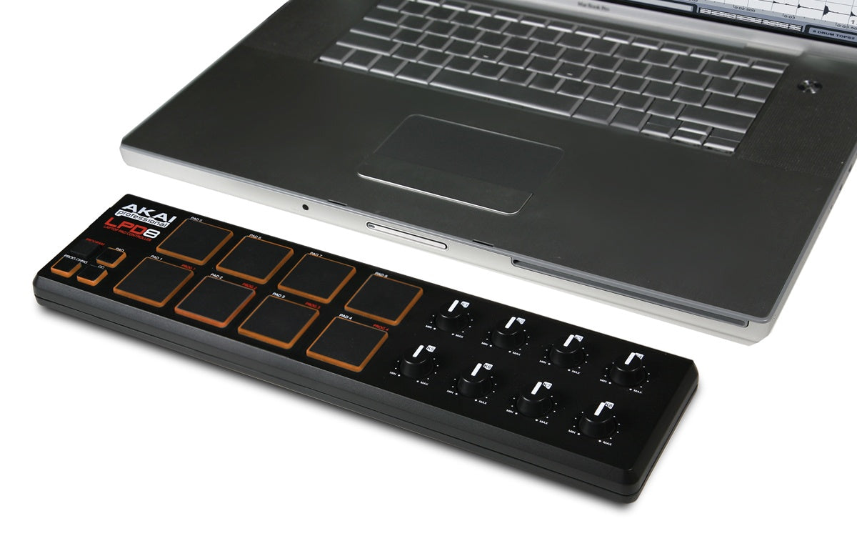 AKAI LPD8 laptop pad controller