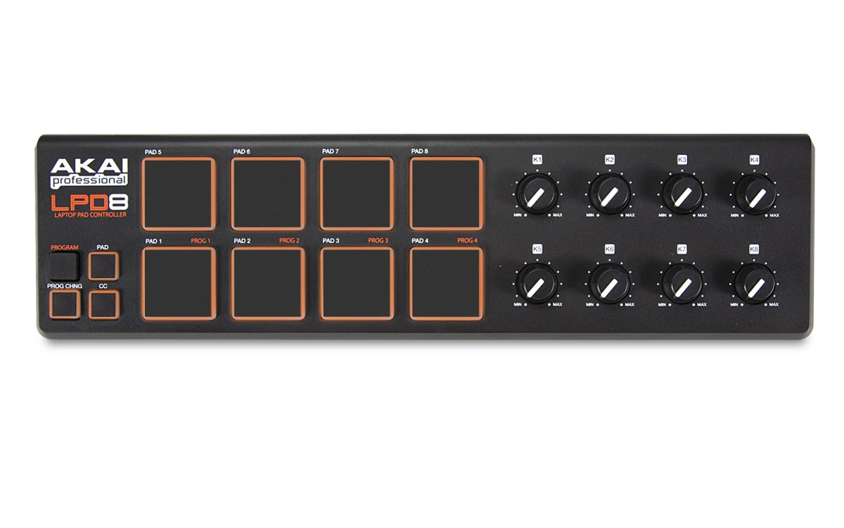 AKAI LPD8 laptop pad controller
