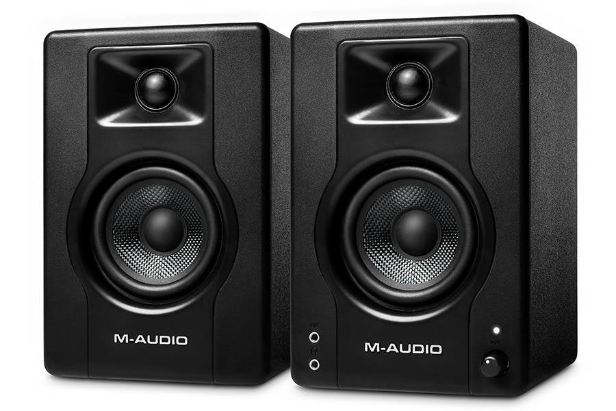 M - Audio BX3 3.5'' Powered Studio Reference Monitors (Pair) - La Boîte Musicale - Studio Monitors - m - audio -