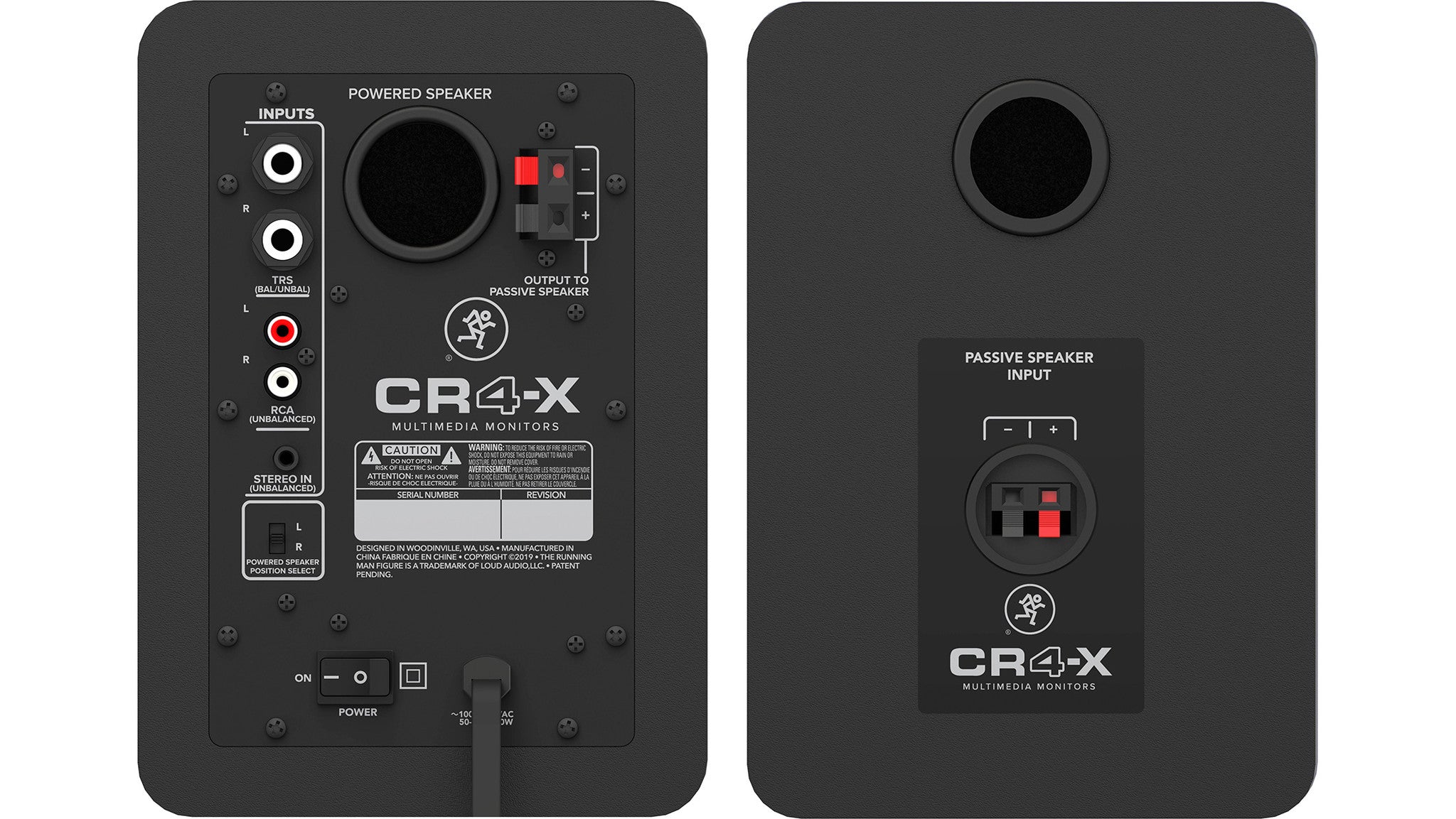 Mackie CR4 - X Multimedia Monitors - 4 - Pair - La Boîte Musicale - Studio Monitors - Mackie -