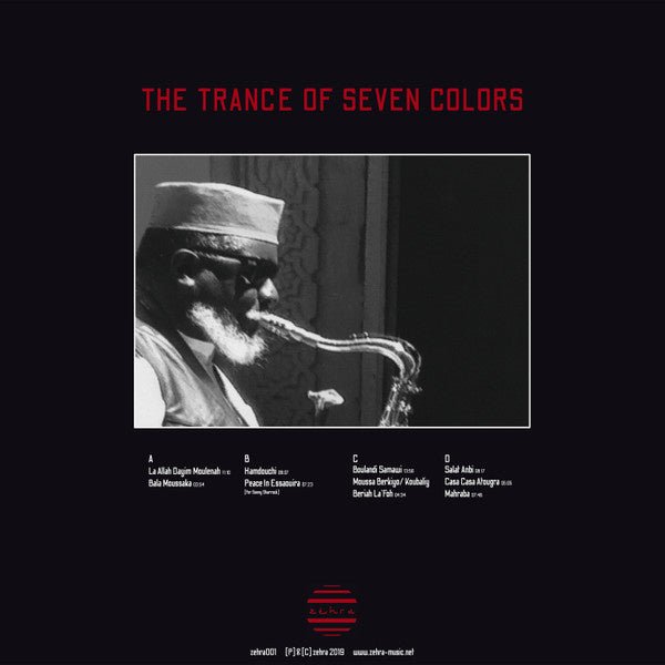 Maleem Mahmoud Ghania W/ Pharao Sanders - The Trance Of 7 Colors - La Boîte Musicale - Vinyl Records - Vinyl Records -
