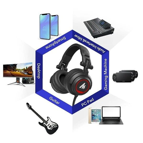 Maono - 50mm Driver Over - Ear Studio Headphones - La Boîte Musicale - Heaphones - Maono -