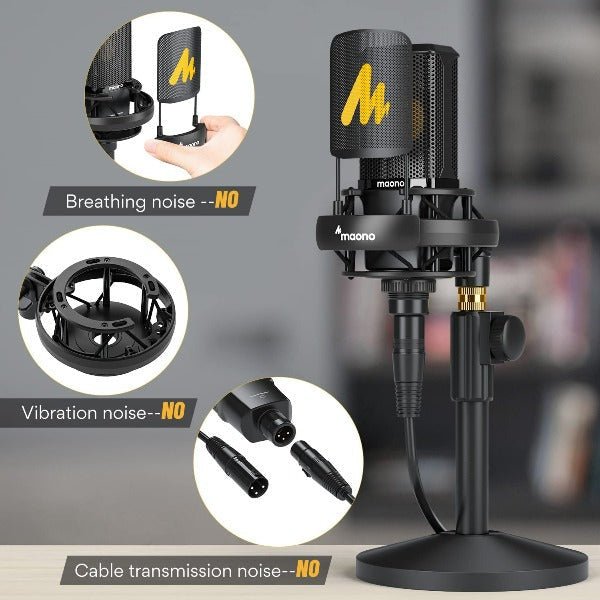 Maono - PM500 Studio - Quality XLR Microphone - La Boîte Musicale - Microphones - Maono -