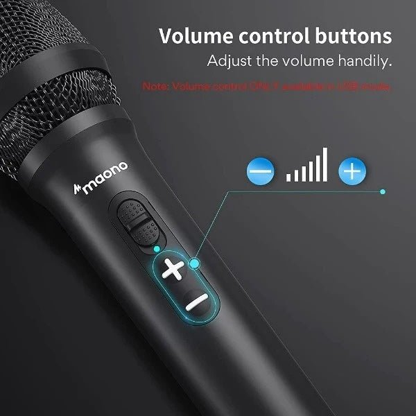 Maono - USB / XLR Cardioid Dynamic Broadcast Microphone - La Boîte Musicale - Microphones - Maono -