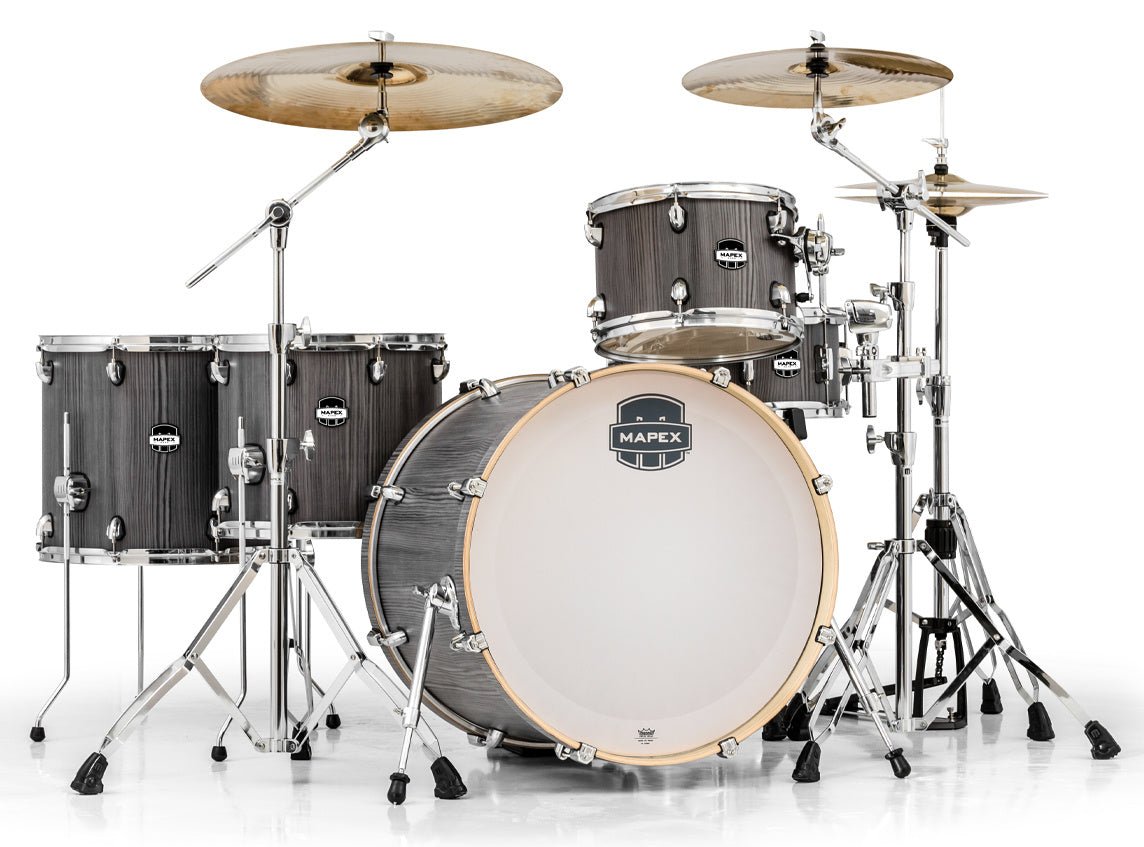 Mapex - Mars 5 - Piece Crossover Shell Pack - Smokewood - La Boîte Musicale - Acoustic Drum - Mapex -