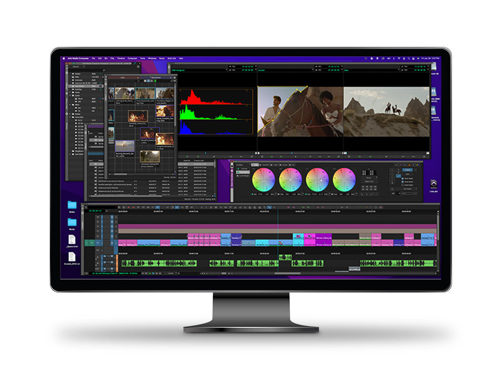 Avid Media Composer Symphony - 1-Year Subscription RE(New)AL - illustrative software family artwork; hardware not included