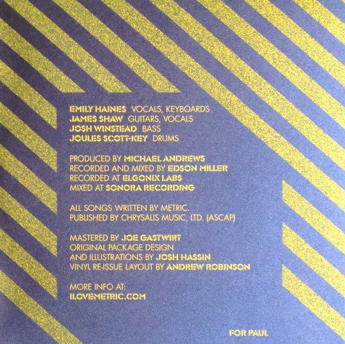 Metric - Old World Underground - Where Are You Now? - La Boîte Musicale - Vinyl Records - Vinyl Records -