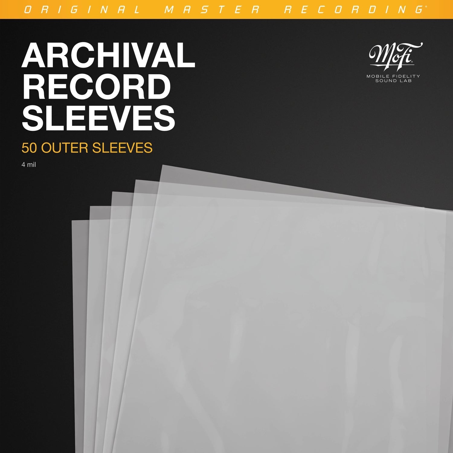 MoFi - Archival Record Outer Sleeves (Pack of 50) - La Boîte Musicale - Turntable Accessories - MoFi -