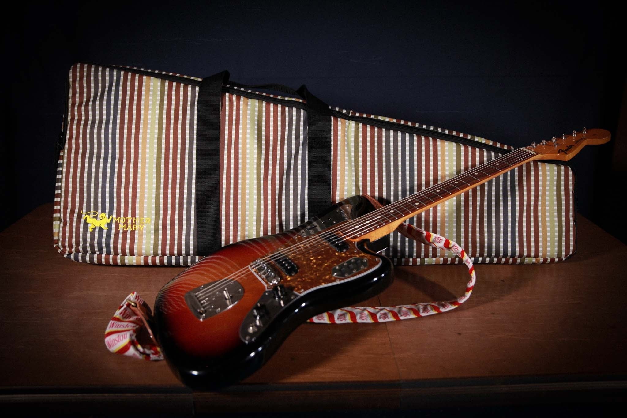 Mother Mary Company - Stripe Deluxe Gig Bag Weed Eater - La Boîte Musicale - Guitar Cases & Gig Bags - Mother Mary Company -