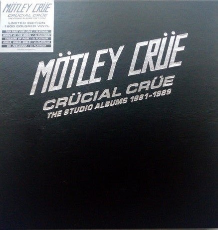 Mötley Crüe - Crücial Crüe The Studio Albums 1981 - 1989 - La Boîte Musicale - Vinyl Records - Vinyl Records -