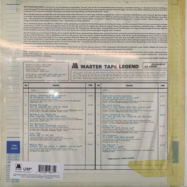 Motown Rare & Unreleased - Gems From The Legendary Vault LP - La Boîte Musicale - Vinyl Records - Vinyl Records -