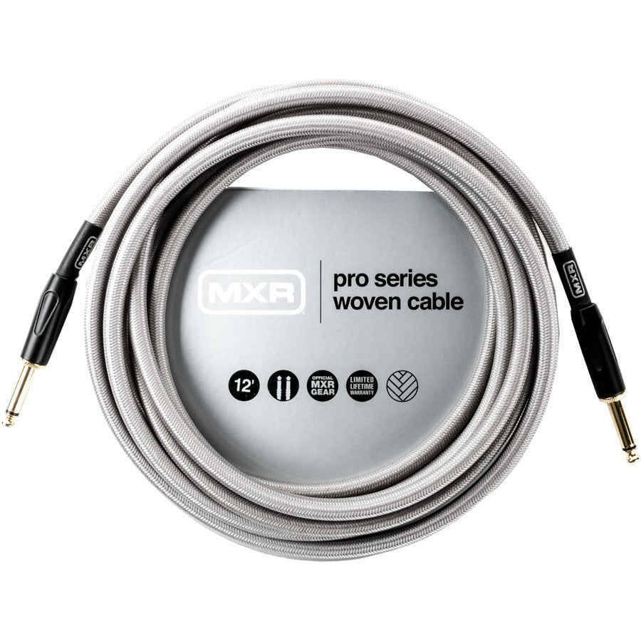 MXR Woven 12' Guitar Cable Right Angle - La Boîte Musicale - MXR -