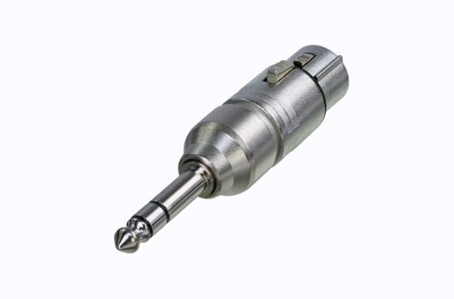 Neutrik adapter XLR - F - TRS - M - La Boîte Musicale - Neutrik -
