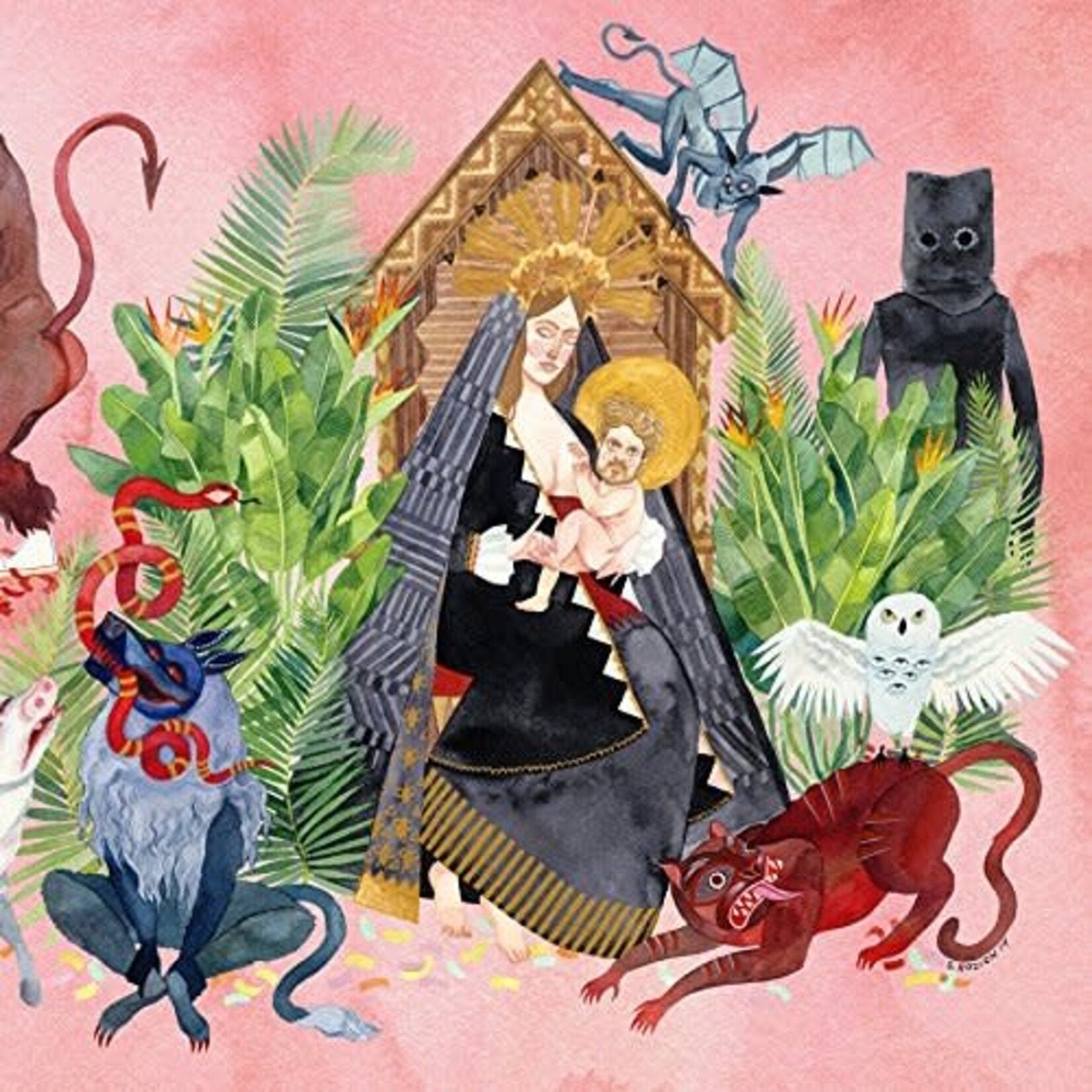 Father John Misty - I Love You, Honeybear Canada Exclusive Coke-Bottle Clear Vinyl