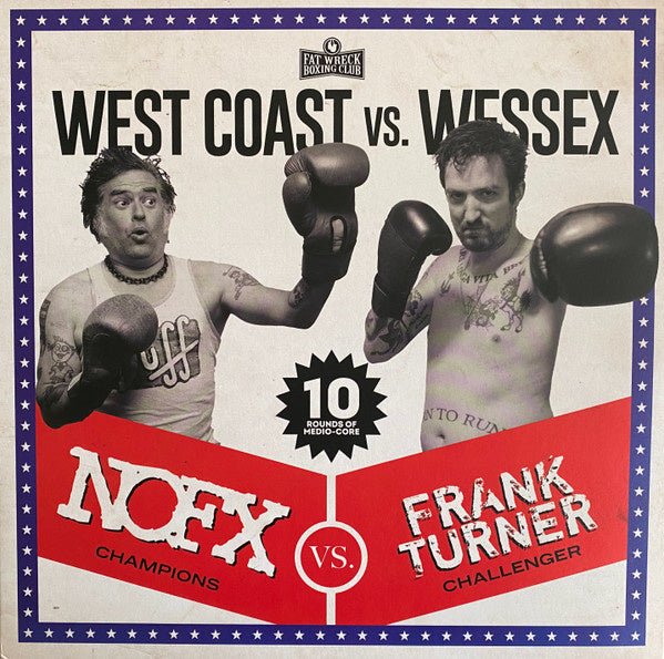 NOFX Vs. Frank Turner – West Coast Vs. Wessex LP - La Boîte Musicale - Vinyl Records - Vinyl Records -