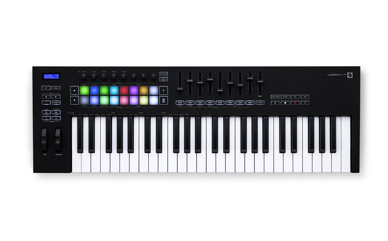 Novation Launchkey - 49 - key Fully Integrated Midi Keyboard Controller - La Boîte Musicale - Controller - Novation -
