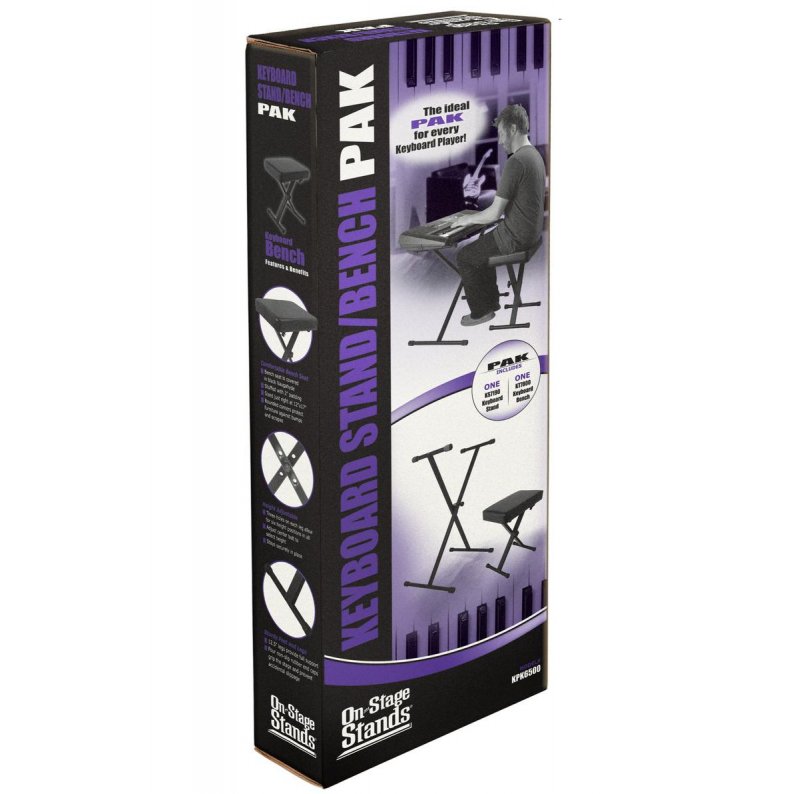 On Stage Keyboard Stand / Bench Pack - La Boîte Musicale - On Stage -