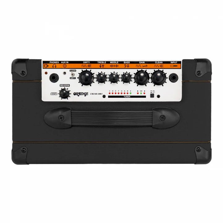 Orange - Crush 20RT Guitar Combo Amp, Black Color - La Boîte Musicale - Electric Guitar Amplifier - Orange -
