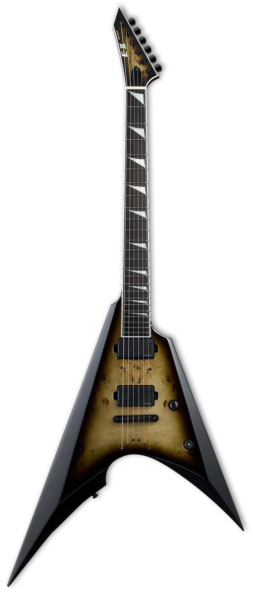 ESP E-II ARROW NT, Nebula Black Burst