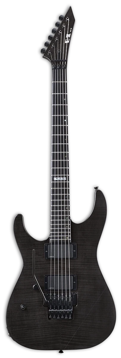 ESP E-II M-II Left-handed, See-through Black