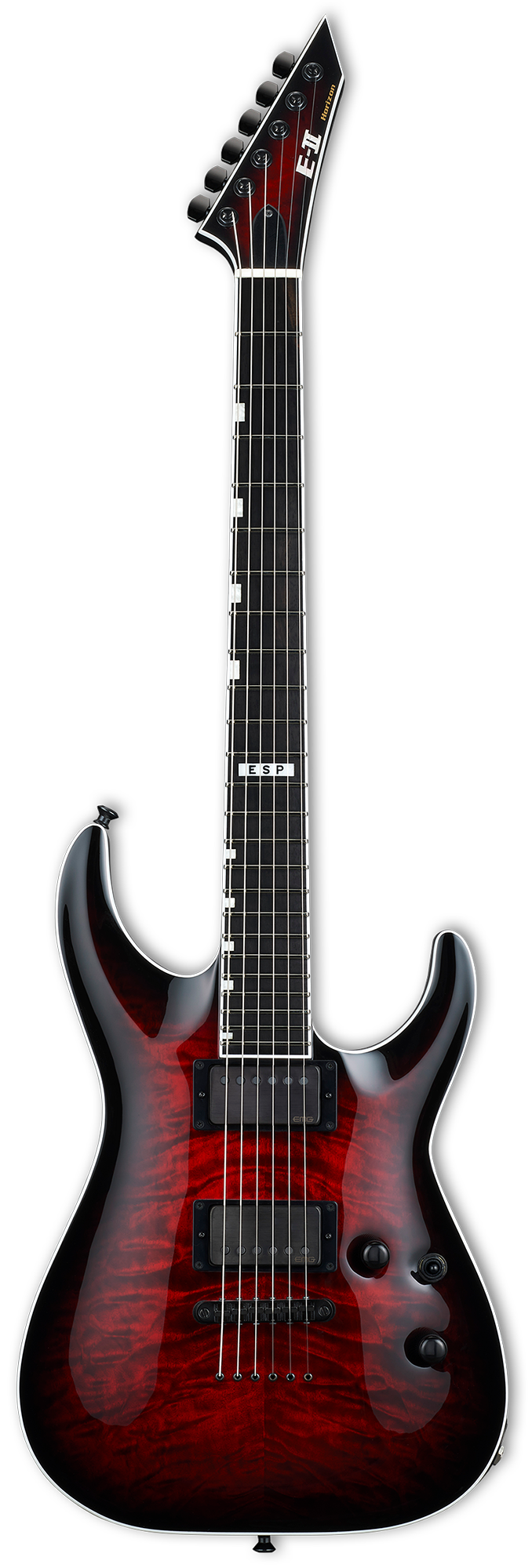 ESP E-II Horizon NT-II - See Thru Black Cherry Sunburst