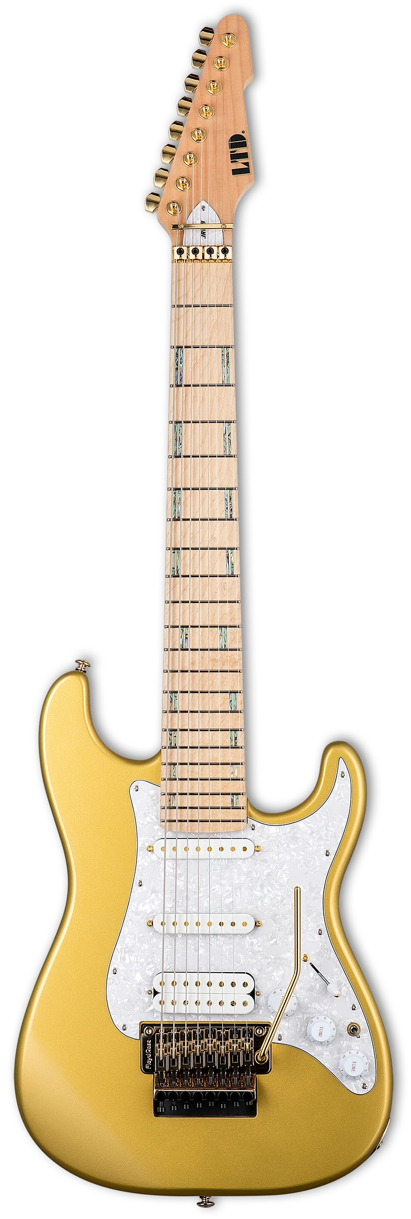 ESP LTD JRV-8 Javier Reyes, Metallic Gold