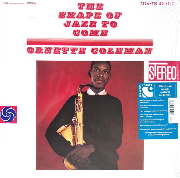 Ornette Coleman - The Shape Of Jazz To Come - La Boîte Musicale - Vinyl Records - Vinyl Records -
