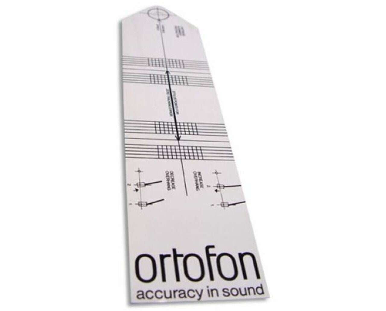 Ortofon Alignment Tool Basic dummy - type protractor - La Boîte Musicale - Turntable Accessories - Ortofon -