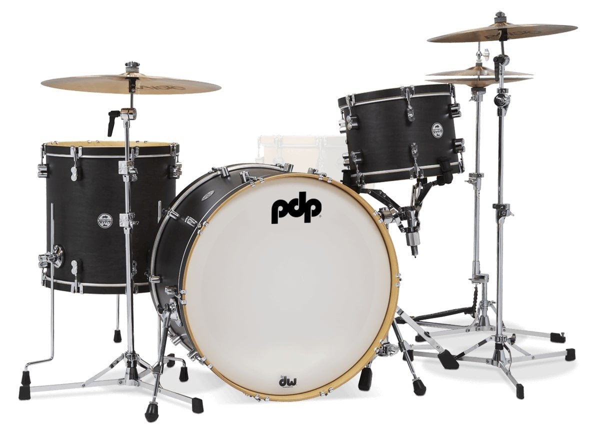 PACIFIC DRUMS & PERC - Concept Maple Classic 3 - piece Shell Pack with 24 Bass - Ebony Stain - La Boîte Musicale - Acoustic Drum - PDP -