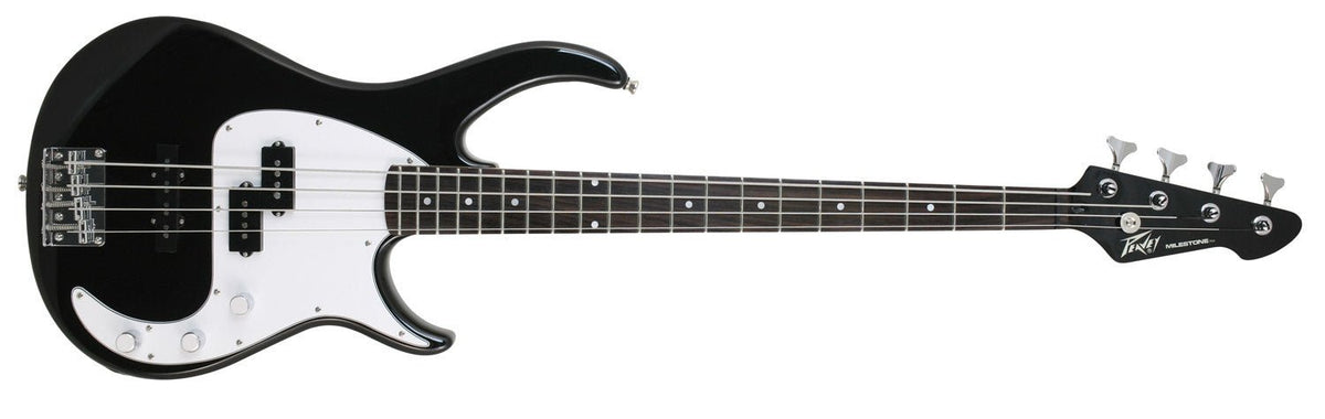 Peavey - Milestone® 4 Black 4 String Bass Guitar - La Boîte Musicale - Bass Guitar - Peavey -