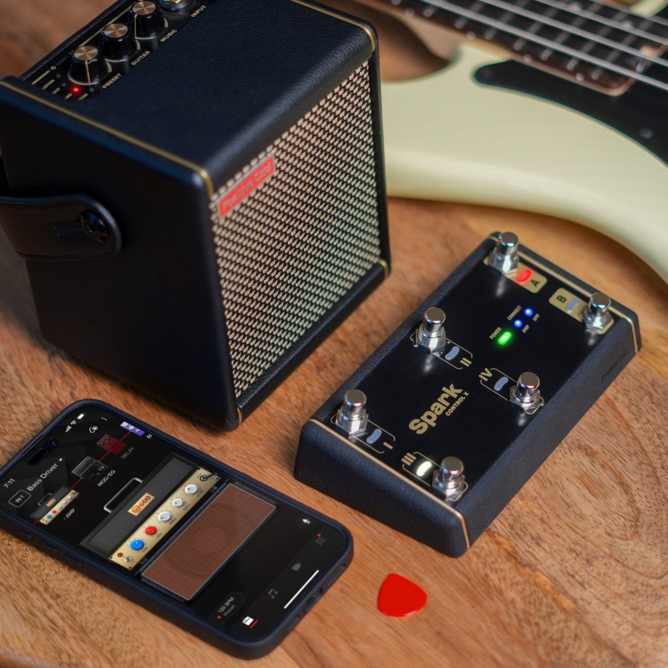 Positive Grid - 6 - Switch Wireless Amplifiers Footswitch - La Boîte Musicale - La Boîte Musicale -