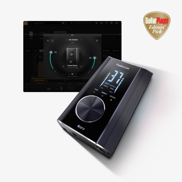 Positive Grid - USB Audio Guitar Interface for Mac - PC and Mobile - La Boîte Musicale - Interfaces - Positive Grid -