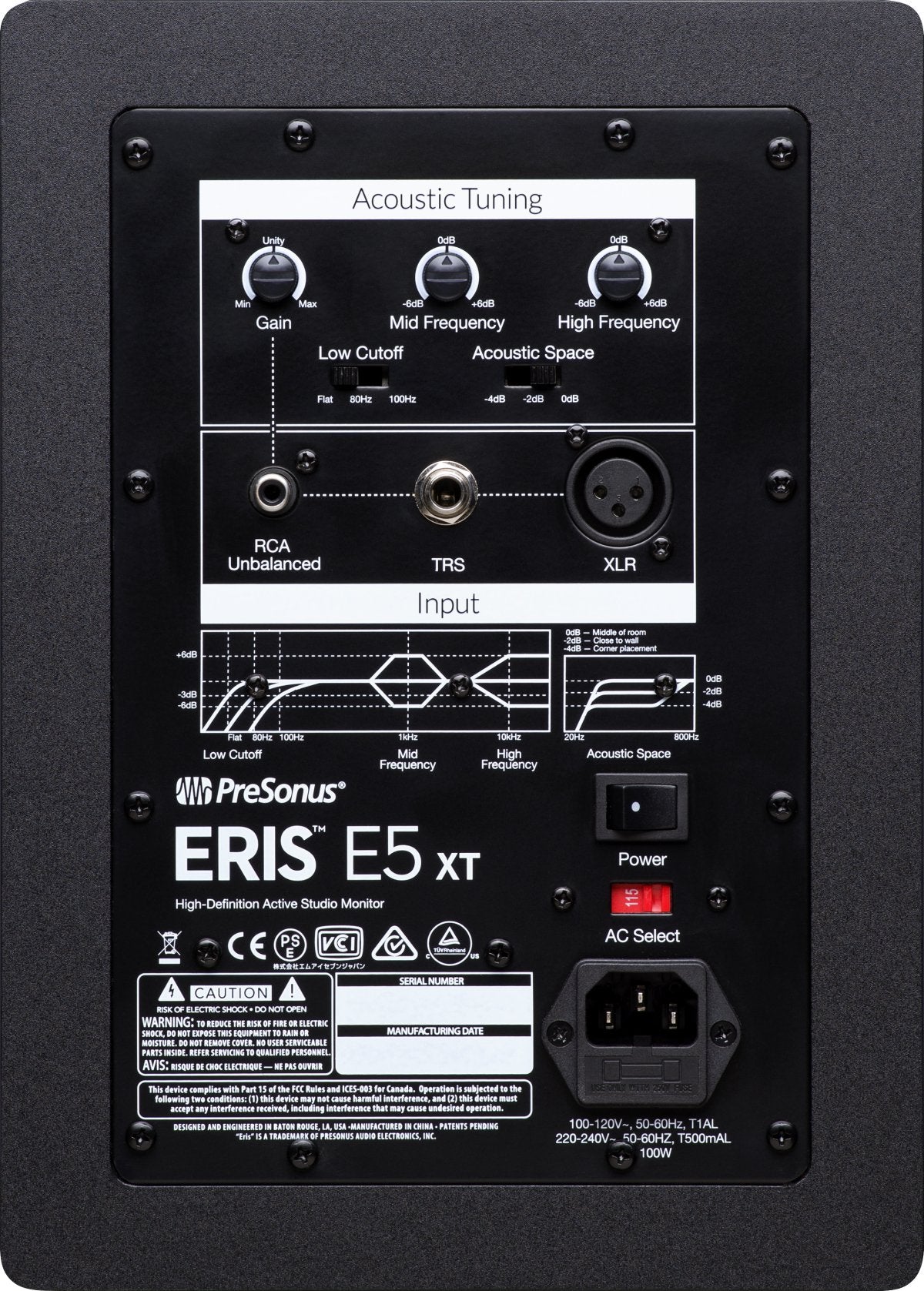 PreSonus® - Eris® E5 XT Studio Monitor - Black - La Boîte Musicale - Studio Monitors - Presonus -