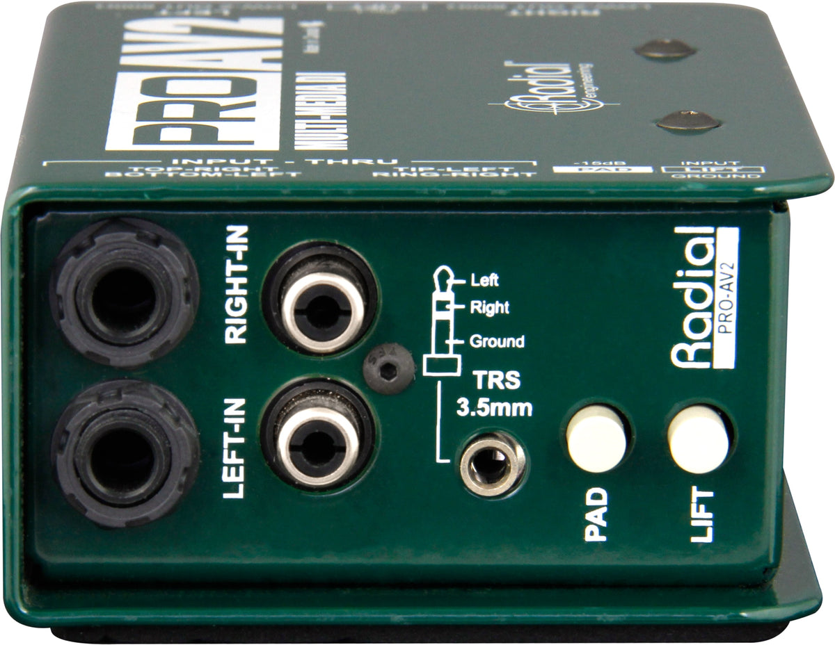 Radial ProAV2 - Stereo Multimedia Direct Box - product view 3