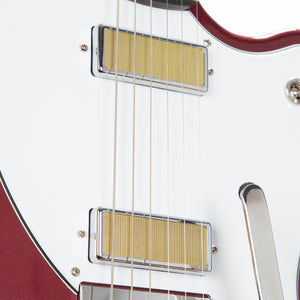 Harmony Silhouette Electric Guitar with Case/Bigsby - Burgundy