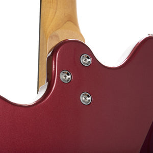 Harmony Silhouette Electric Guitar with Case/Bigsby - Burgundy