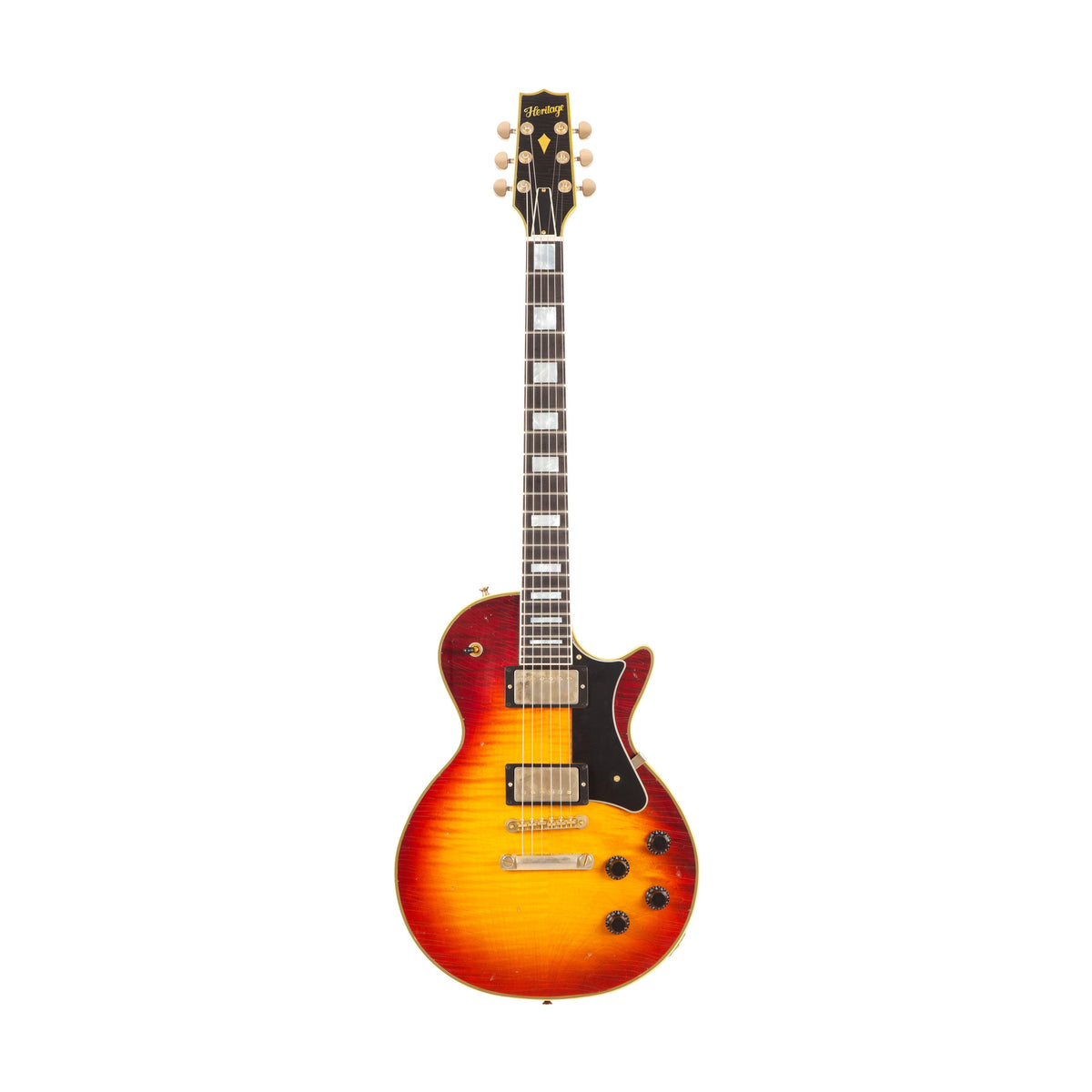 Heritage Custom Core H-157 Maple Top - Dark Cherry Sunburst - Aged - product image 1