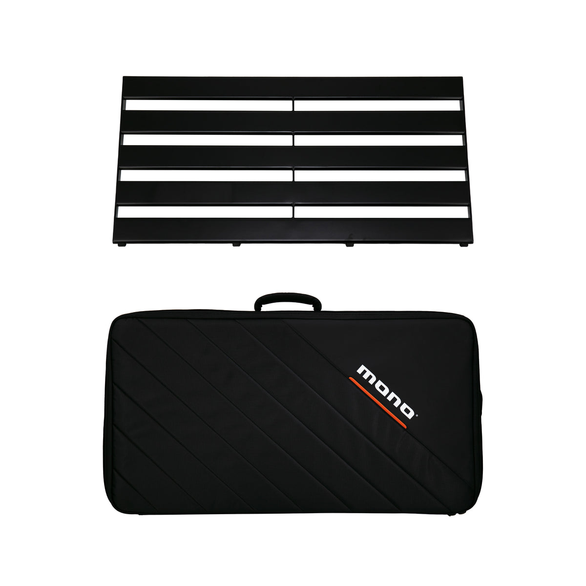 MONO Large Pedalboard Rail with Stealth Pro Case - Black — product view