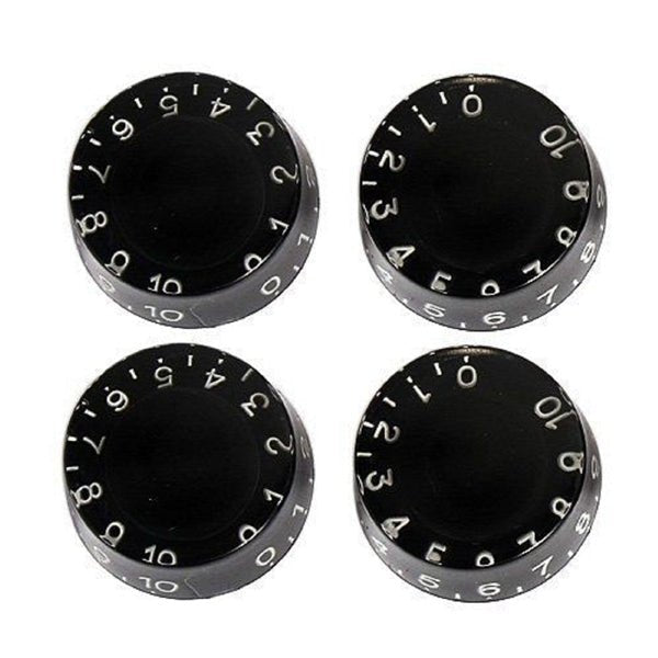 Profile Les Paul Style Speed Knobs - Black (4) - La Boîte Musicale - Profile -