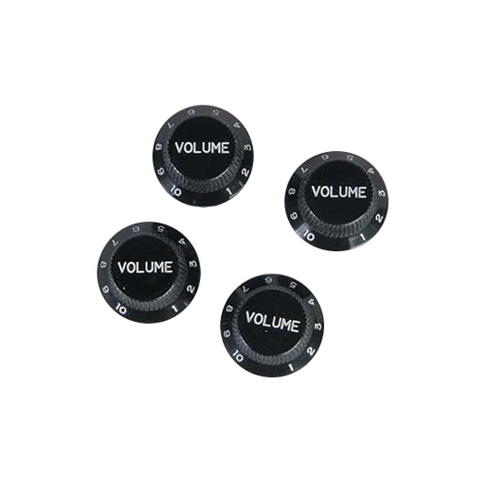 Profile Strat Type Tone Knob Black (4) - La Boîte Musicale - Profile -