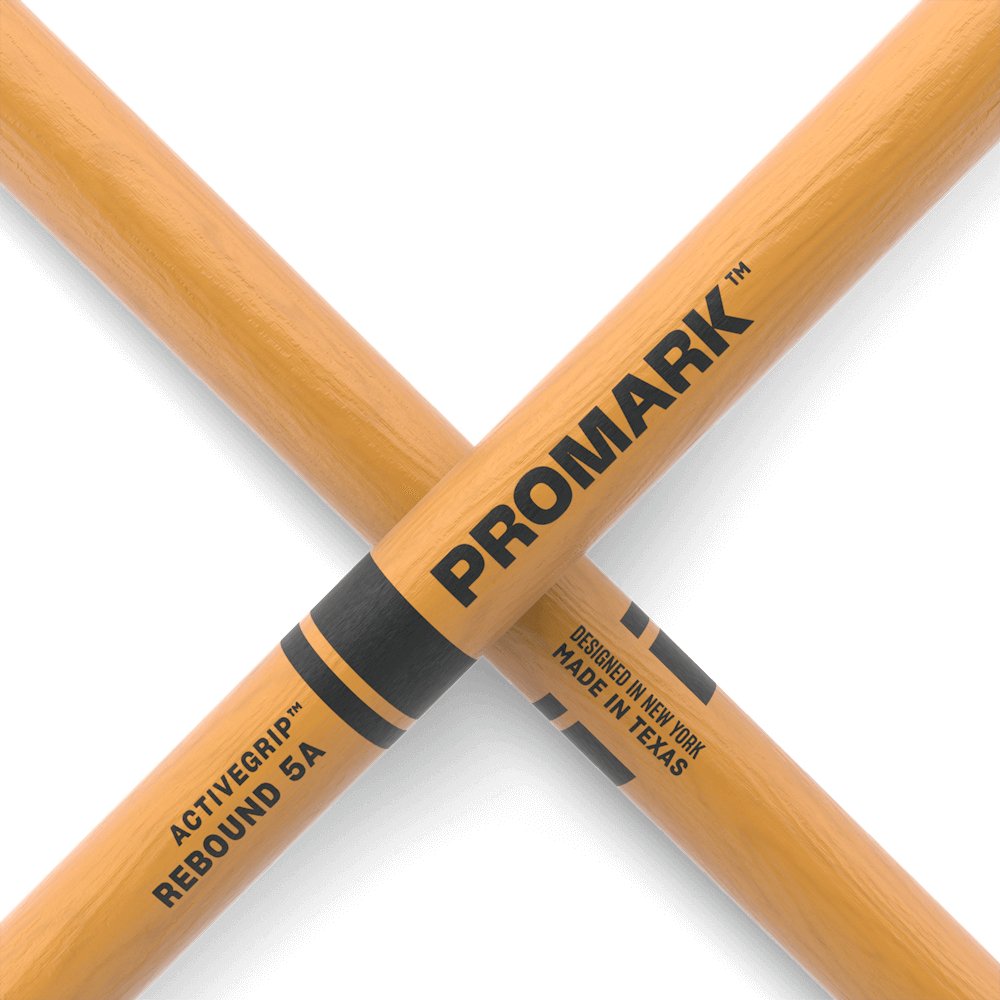 Promark - Hickory Rebound 5A Active Grip - La Boîte Musicale - Drum Sticks - D'addario -
